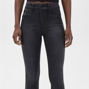 Good American Soft-Tech Good Legs Cropped Mini Boot Jeans